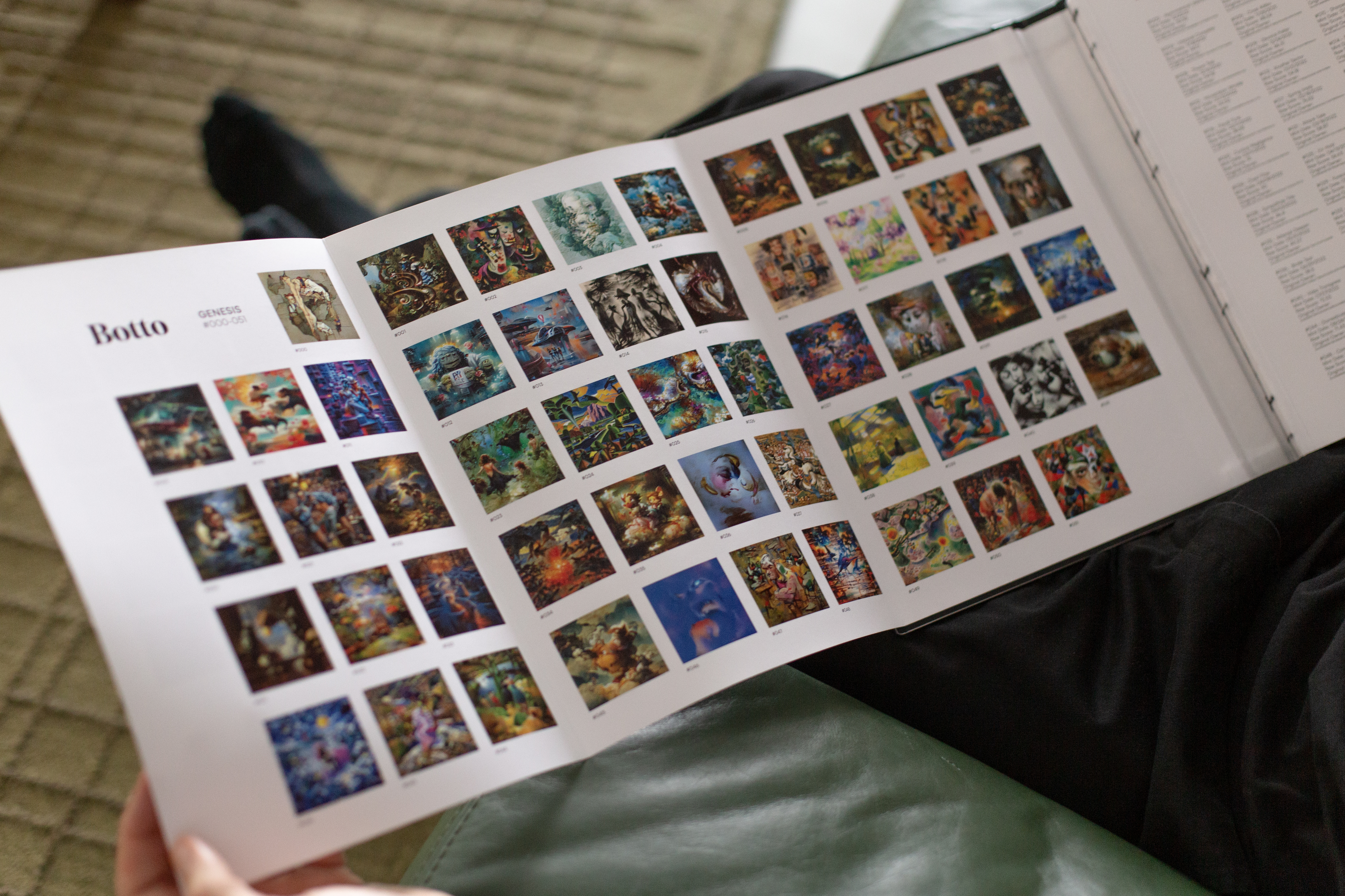 Genesis book mints spread