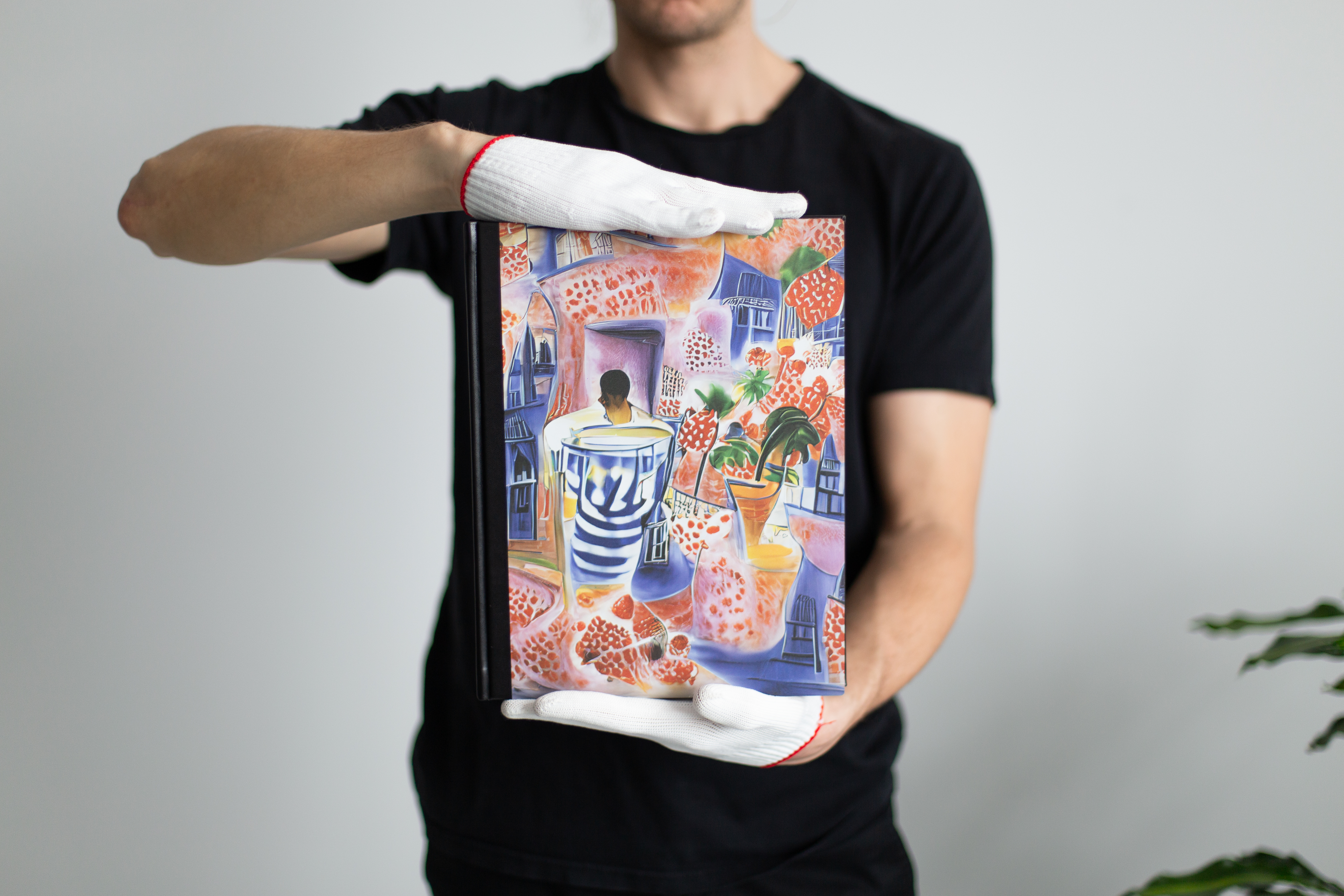 Genesis holding book