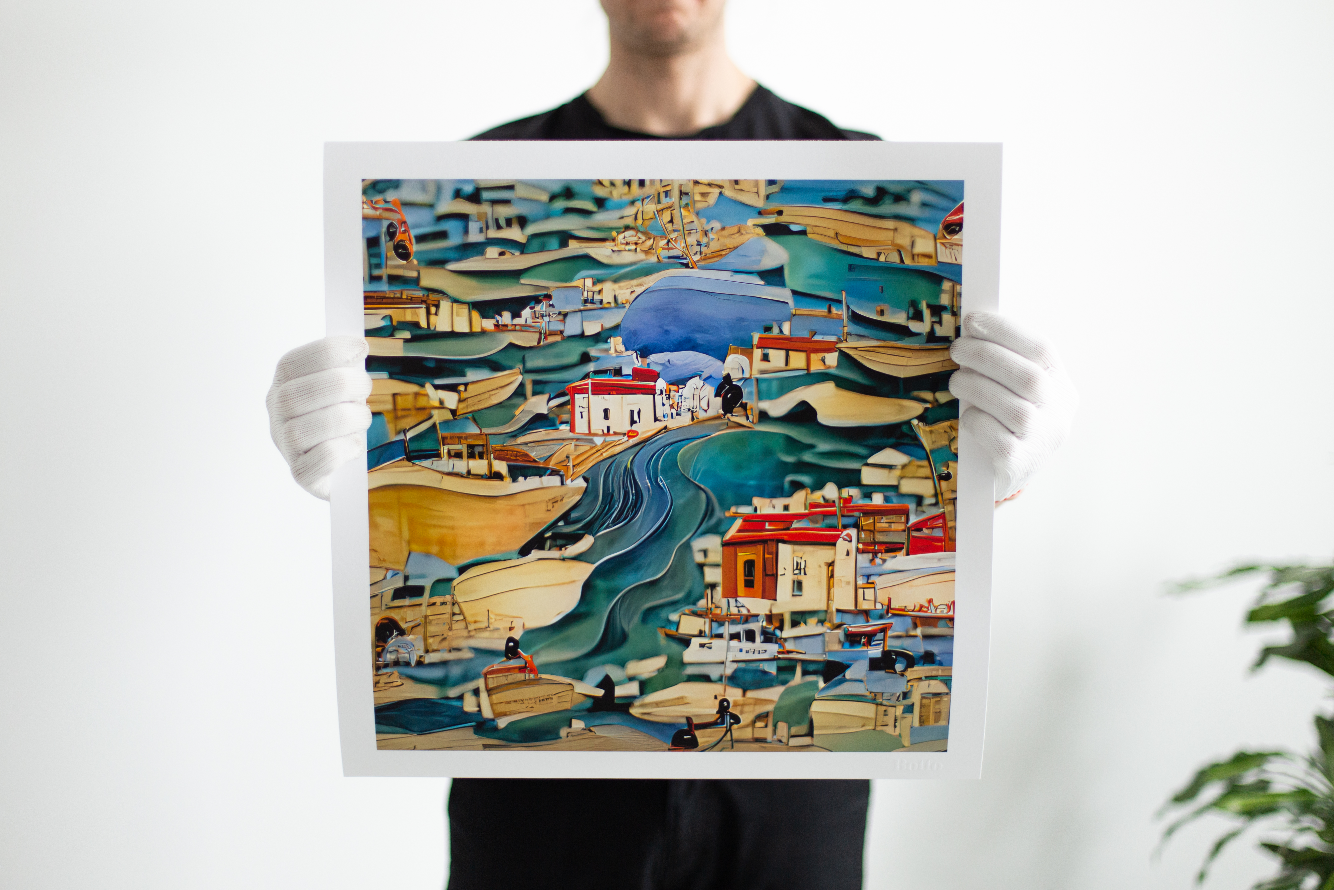 Genesis holding print